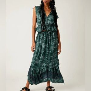NWT Free People Dreambound Skirt/Top Set